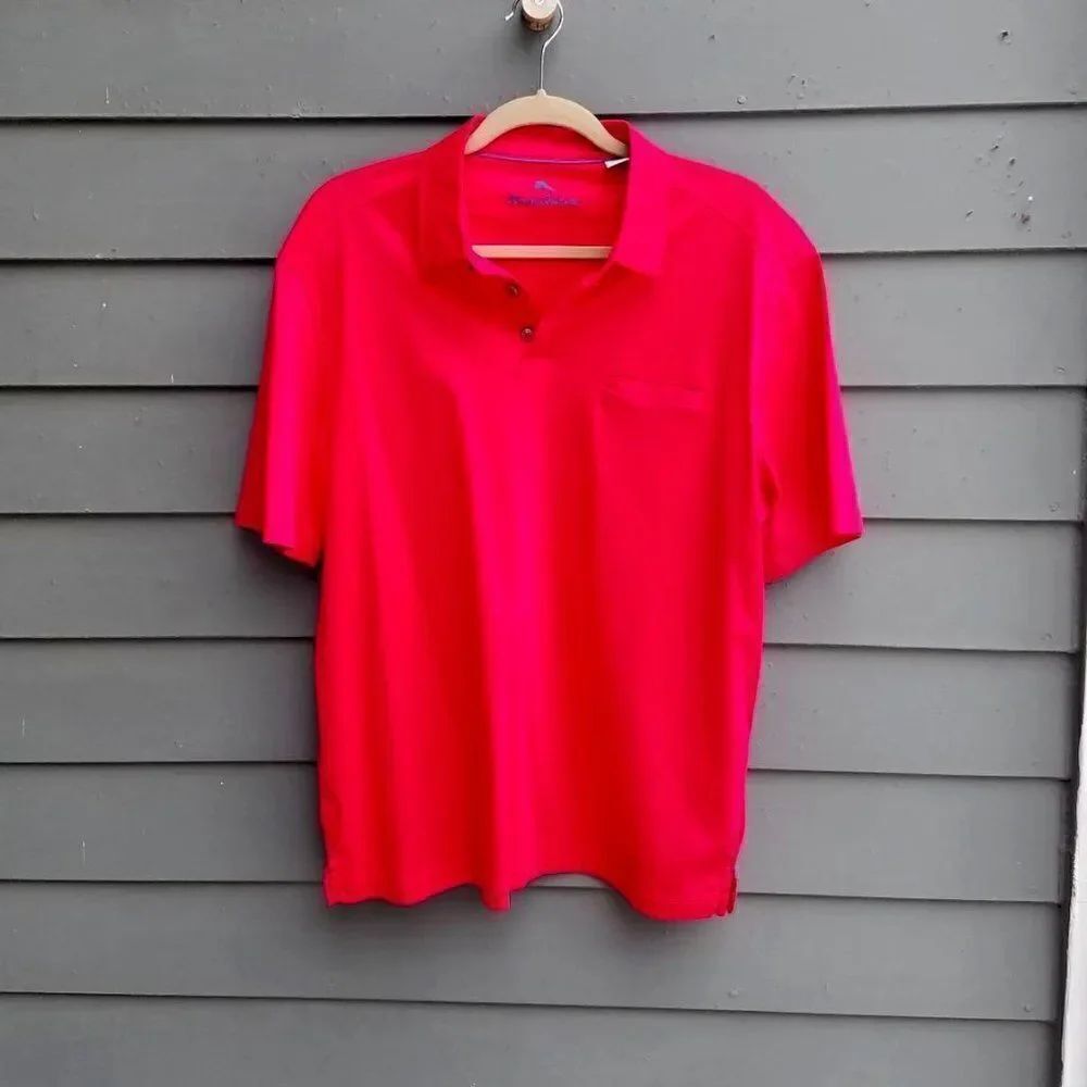 Tommy Bahama RED Prima Cotton Polo Size Large